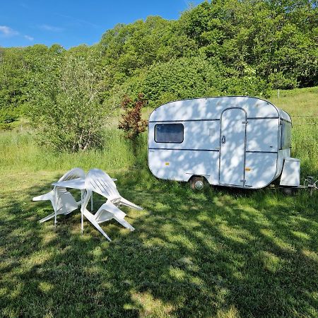 Camping La Foret Du Morvan Vintage Caravan Larochemillay Екстер'єр фото